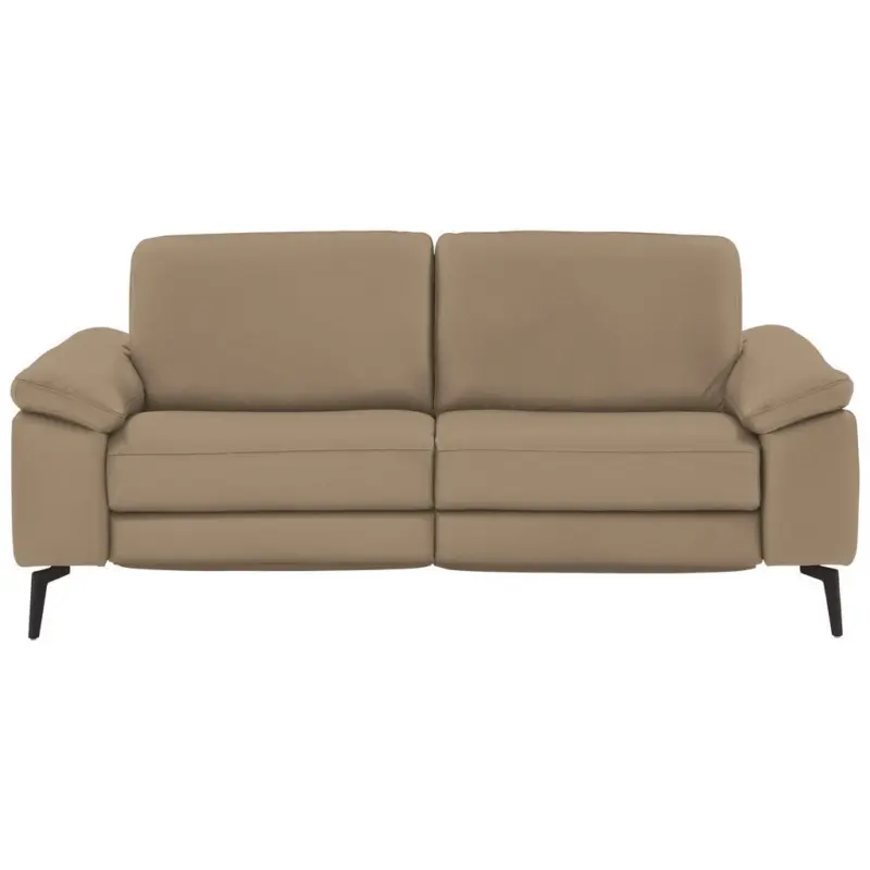 2,5-Sitzer in Echtleder Beige