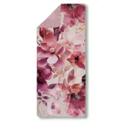 Sporthandtuch 75/180 cm Descanso Multicolor, Bordeaux, Sandfarben, Beige