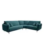 XXXLutz Ecksofa in Cord Petrol 294/256 cm
