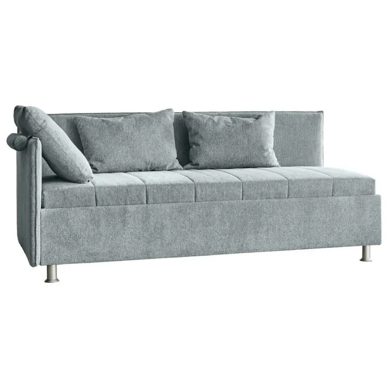 Polsterliege in Flachgewebe T&uuml;rkis