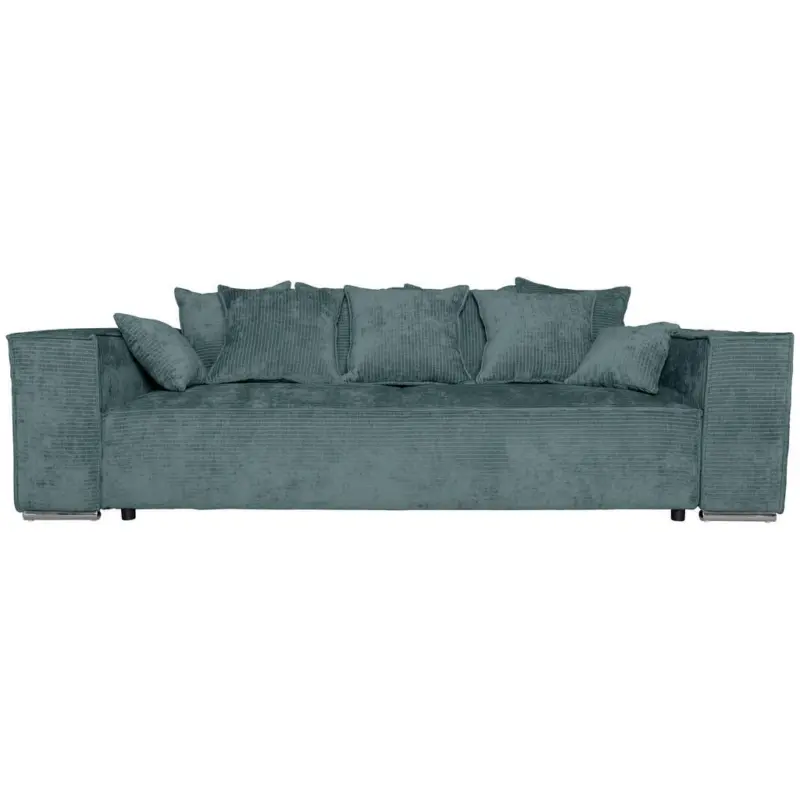 Bigsofa in Flachgewebe Blau