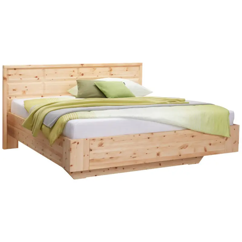 Bett 180/200 cm in Zirbelkieferfarben