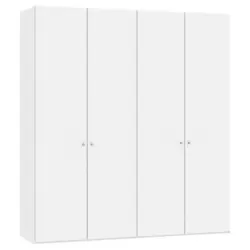 Dreht&uuml;renschrank in Wei&szlig;