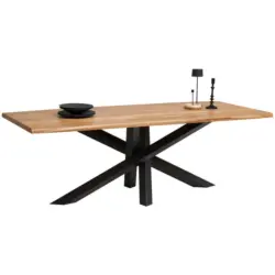 Esstisch in Holz, Metall 220/100/75 cm