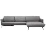XXXLutz Lauterach - Ihr M&ouml;belhaus bei Bregenz Ecksofa in Echtleder Grau 330/174 cm