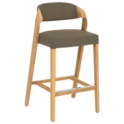 Tresenstuhl in Schlammfarben, Eichefarben