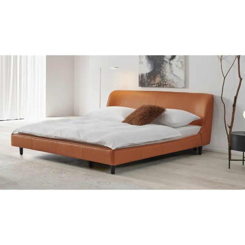 Polsterbett Lattenrost Braun 180/200 cm