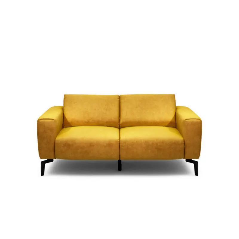 2-Sitzer-Sofa Cosy in Samt Gelb