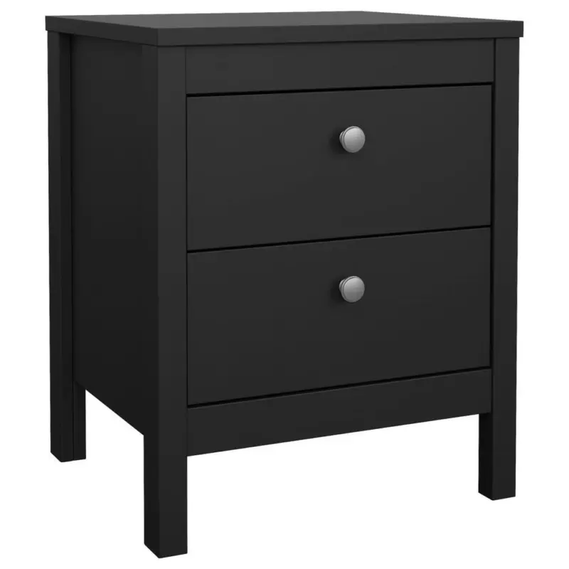 Nachtk&auml;stchen 43,8/54,1/38,4 cm in Schwarz