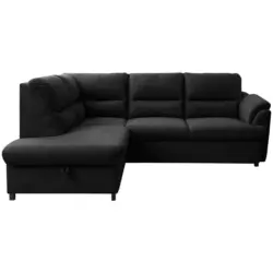 Ecksofa in Graphitfarben