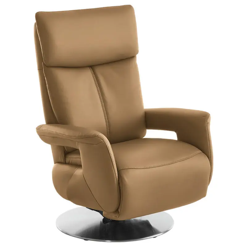 Relaxsessel in Leder Honig