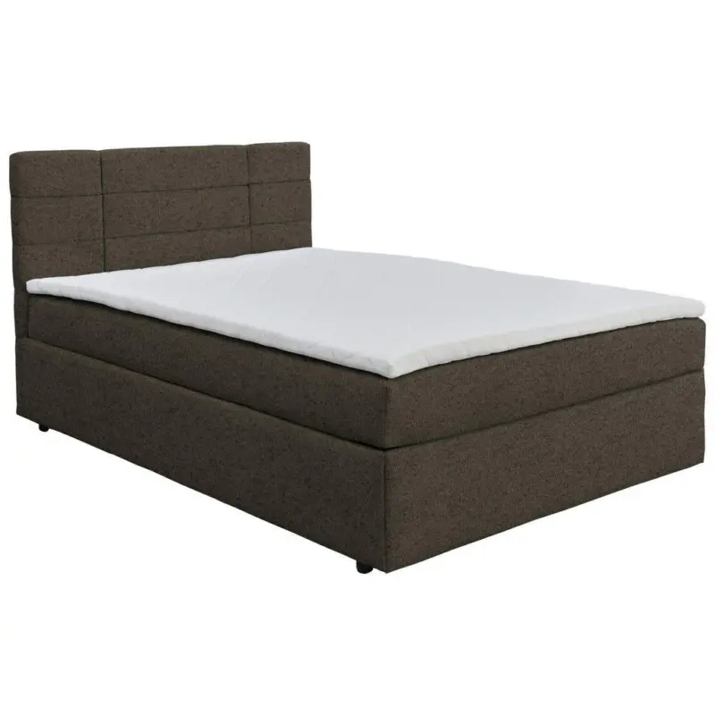 Boxbett 160/200 cm in Dunkelbraun