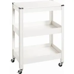 Servierwagen in Wei&szlig;