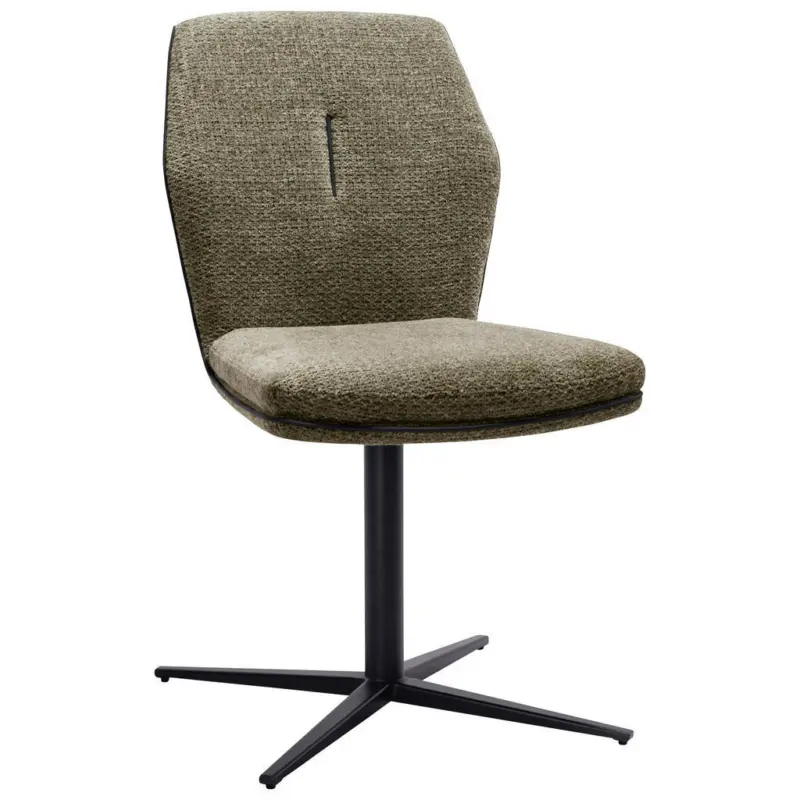 Stuhl Sitzfl&auml;che 180&deg; drehbar, automatische R&uuml;ckholfunktion Mikrofaser