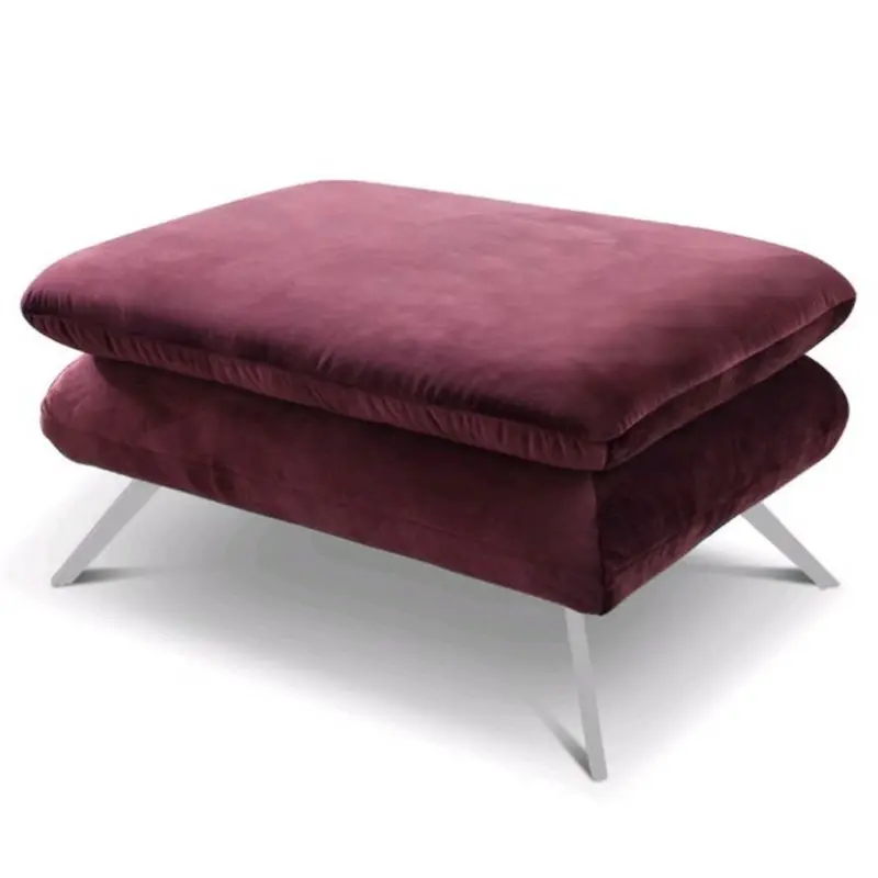 Hocker in Textil Lila