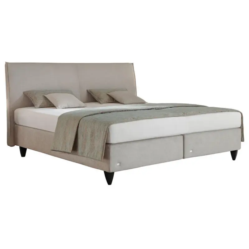 Boxspringbett 160/200 cm in Grau