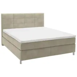 Boxspringbett 160/200 cm in Beige