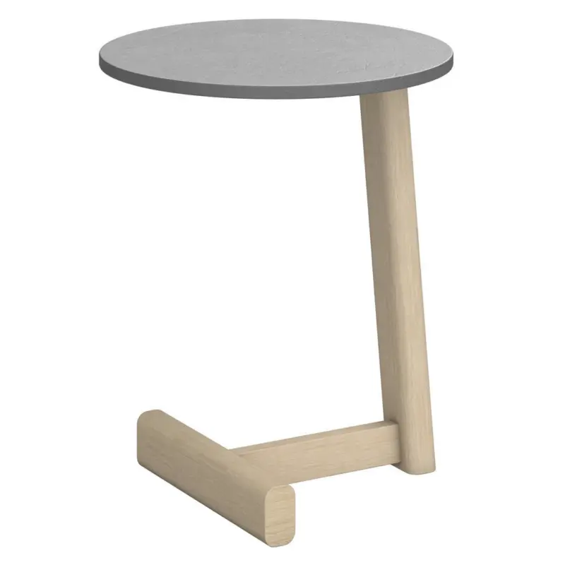 Gartenbeistelltisch 30/30/50 cm Holz, Kunststoff rund