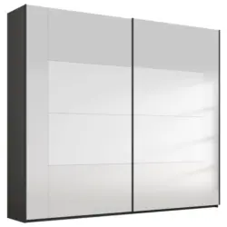 Schwebet&uuml;renschrank in Graphitfarben