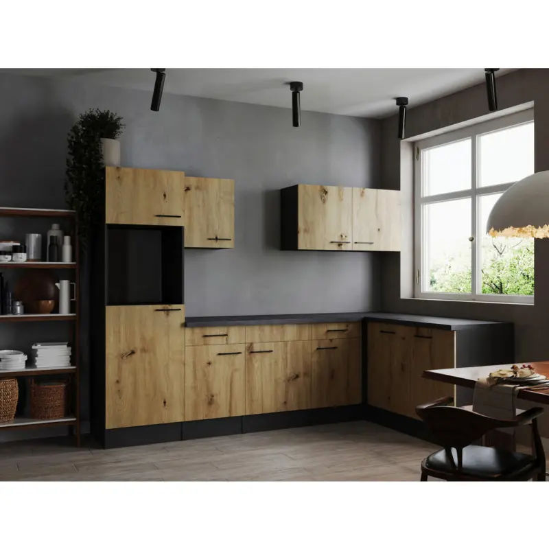 Eckk&uuml;che 280/172 cm in Eiche Artisan