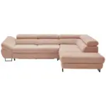 XXXLutz Lauterach - Ihr M&ouml;belhaus bei Bregenz Ecksofa in Webstoff Altrosa