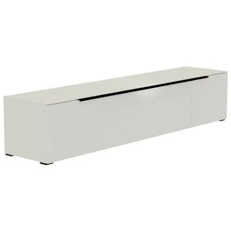 Lowboard Schwarz, Wei&szlig; 210/43/45 cm