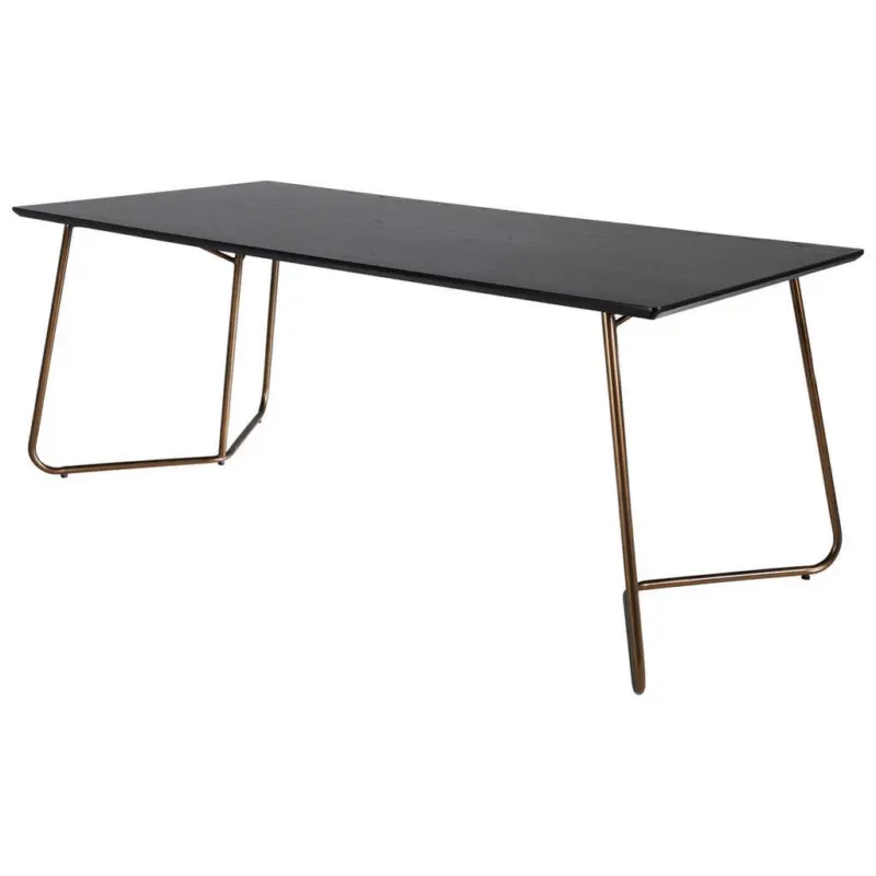 Esstisch in Metall, Holzwerkstoff 180/90/75 cm