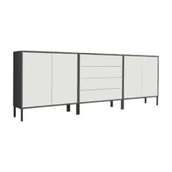 Sideboard Mailand Set 5 + MF in 237/86/33 cm