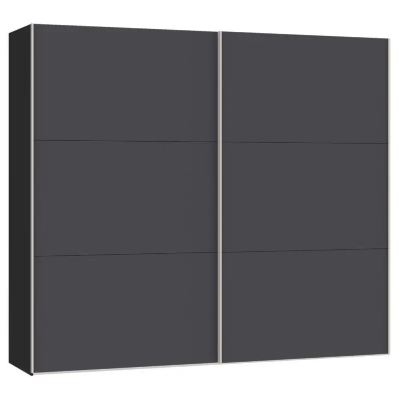 Schwebet&uuml;renschrank in Anthrazit, Schwarz