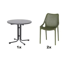 Gartengarnitur 3-teilig