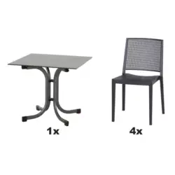 Gartengarnitur 4-teilig