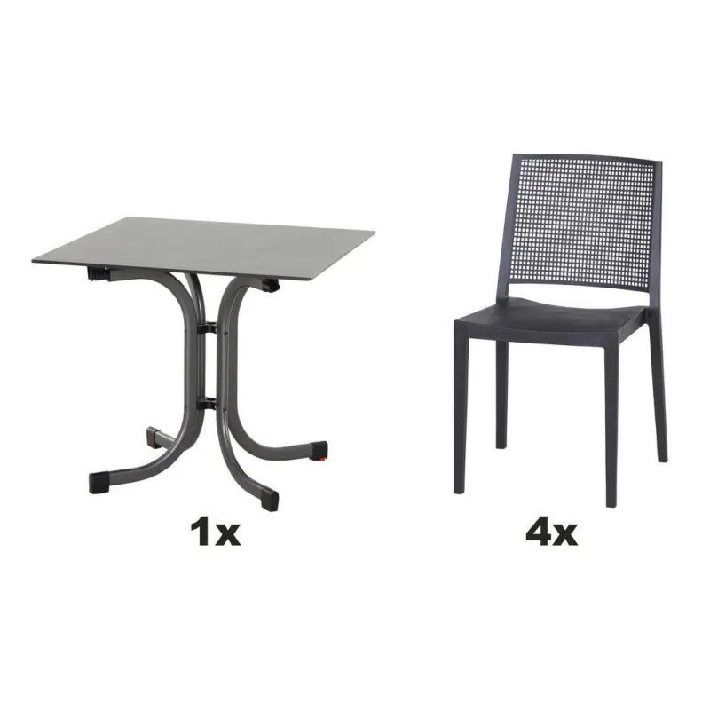 Gartengarnitur 4-teilig