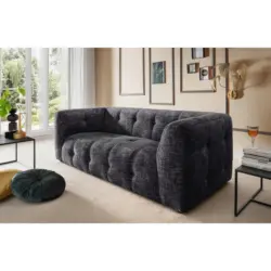 2,5-Sitzer in Struktur Schwarz