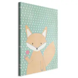 Leinwandbild Abstraktes, Tiere 40/60/1.2 cm