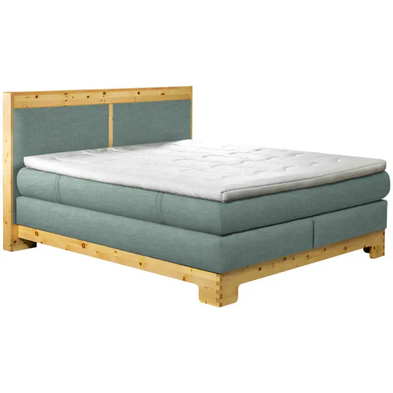 Boxspringbett 180/200 cm in Mintgr&uuml;n