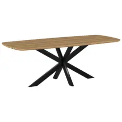 Esstisch in Holz, Metall 220/100/77 cm