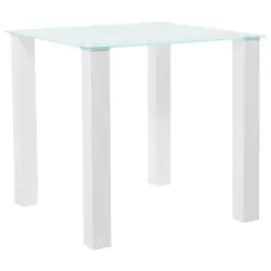 Esstisch in Glas, Holzwerkstoff 80/80/76 cm