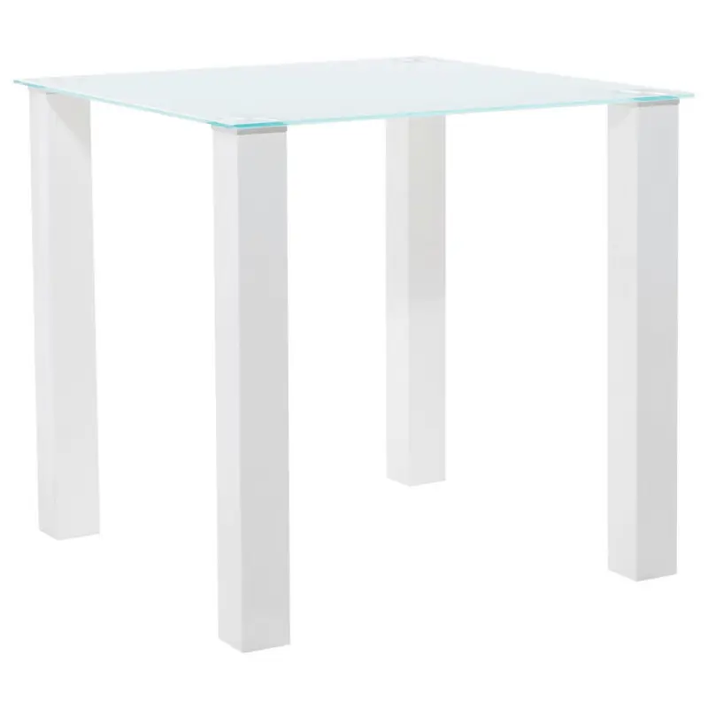 Esstisch in Glas, Holzwerkstoff 80/80/76 cm