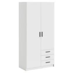 Kleiderschrank in Wei&szlig;