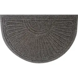 FU&szlig;MATTE 55/85 cm Halfmoon Dark Grey