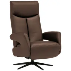 Relaxsessel in Leder Braun