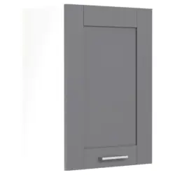 K&uuml;chenoberschrank 40/60/31 cm in Anthrazit, Wei&szlig;