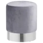 XXXLutz Lauterach - Ihr M&ouml;belhaus bei Bregenz Hocker in Metall, Textil Grau, Chromfarben