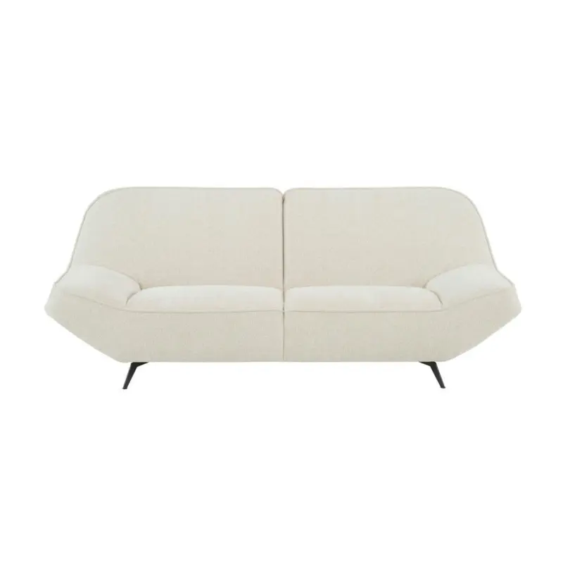 3-Sitzer-Sofa in Chenille Creme