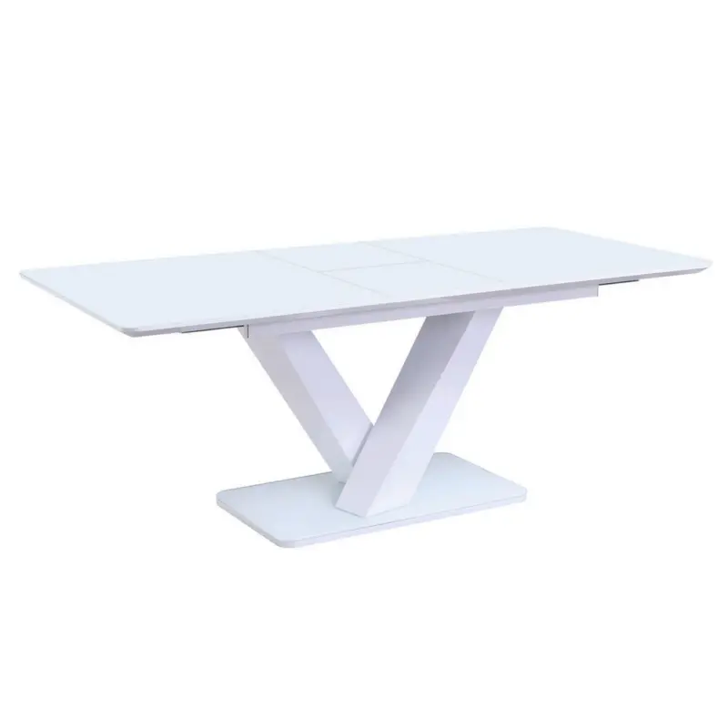 Esstisch in Glas, Holzwerkstoff