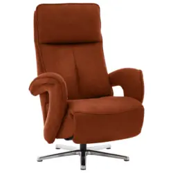 Relaxsessel in Textil Terracotta