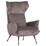 XXXLutz Lauterach - Ihr M&ouml;belhaus bei Bregenz Ohrensessel in Pl&uuml;sch Schlammfarben