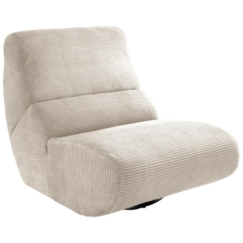 Sessel in Cord Beige