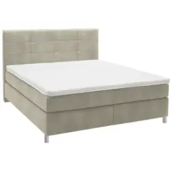 Boxspringbett 180/200 cm in Beige