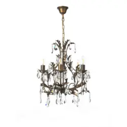 Kristall-H&auml;ngeleuchte 42/80 cm